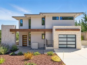Brand New Sleek Modern Estate with Sweeping Bay Views